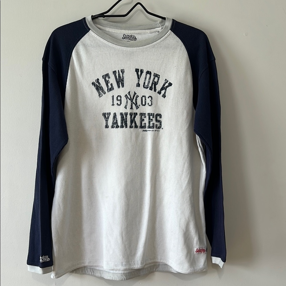 Stitches NY Yankees Long Sleeve Shirt